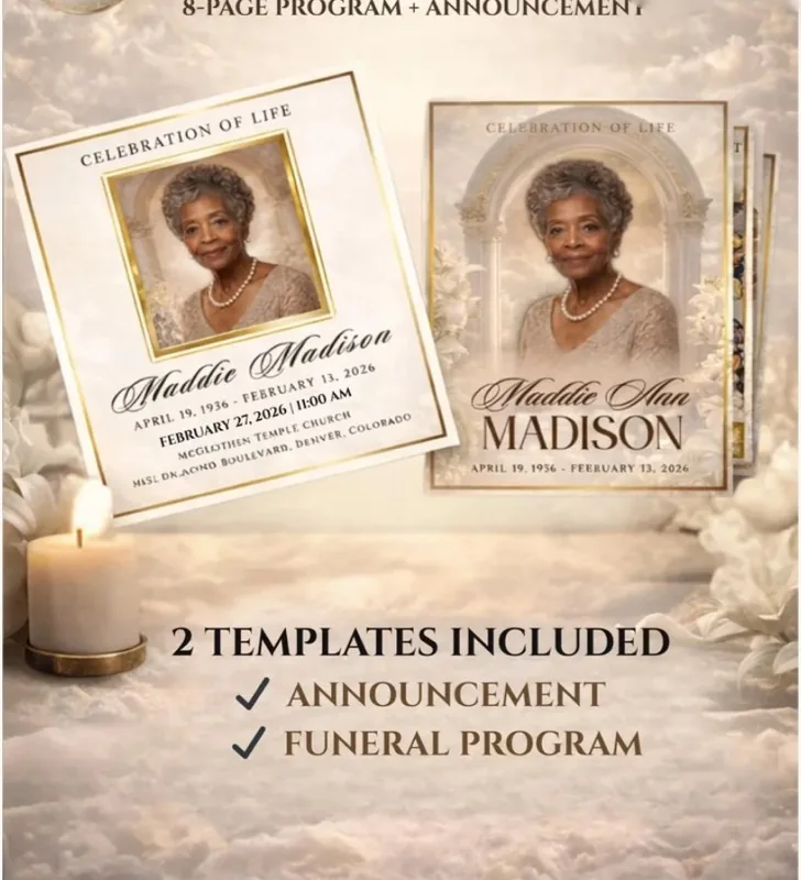Custom printed program